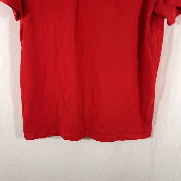 Mavi Shirt Unisex Large Red Istanbul Print Short Sleeve Crew Neck 100% Cotton - Picture 3 of 9